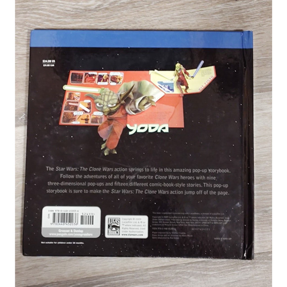 Heroes A Pop up Storybook Star Wars The Clone Wars Valois Rob hardcover - Picture 2 of 8